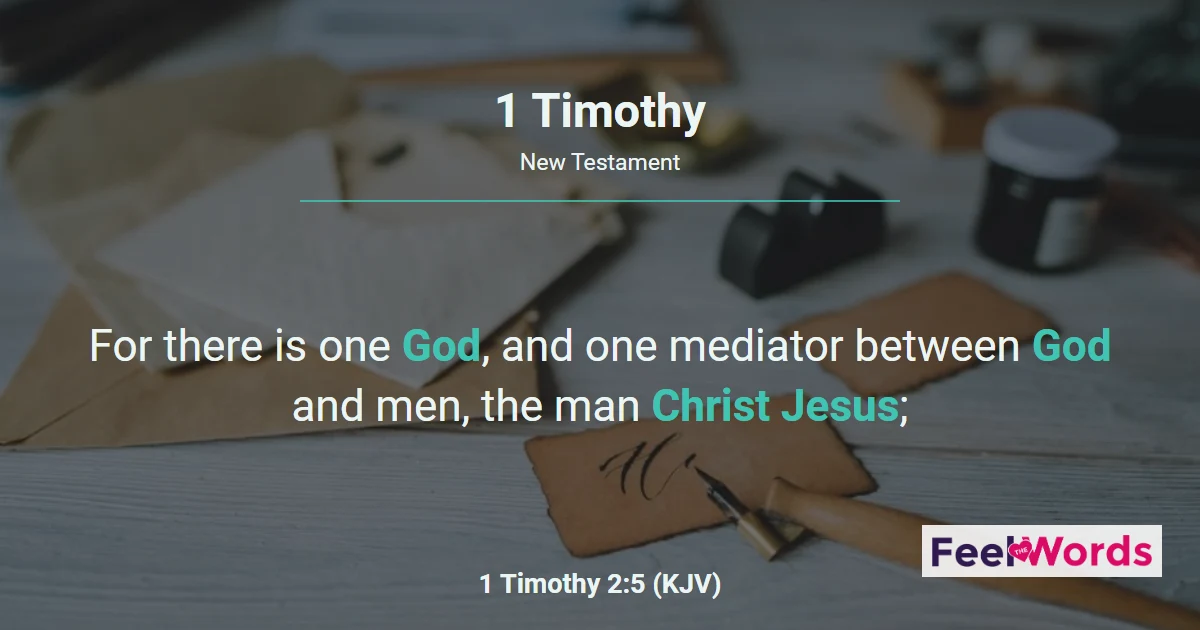 1 Timothy Chapters - KJV Bible