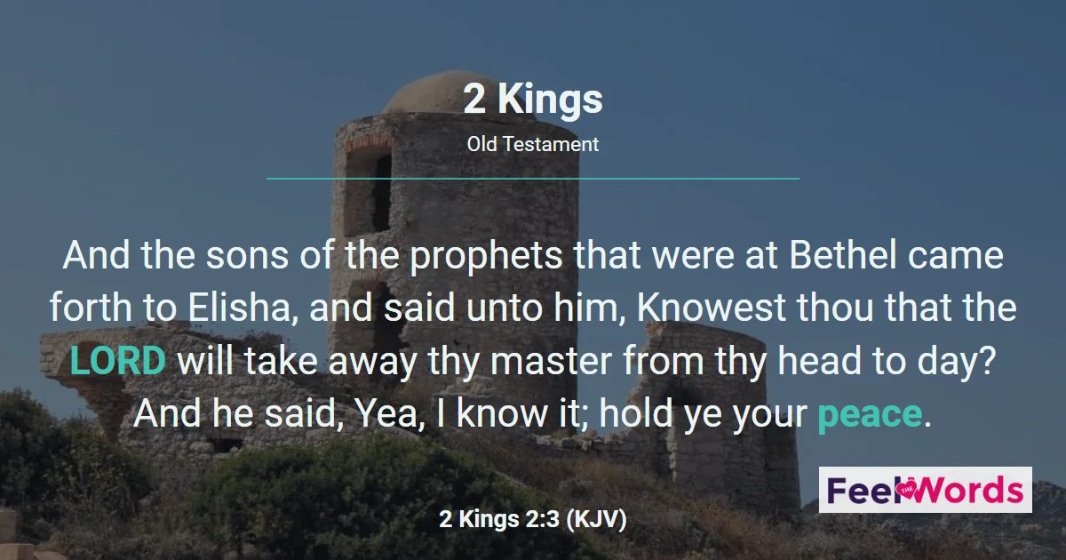 2 Kings Chapters - KJV Bible