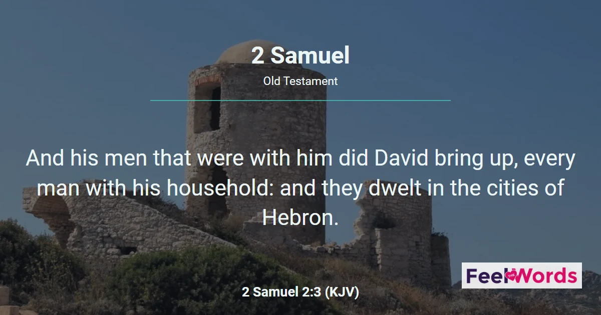 2 Samuel Chapters - KJV Bible