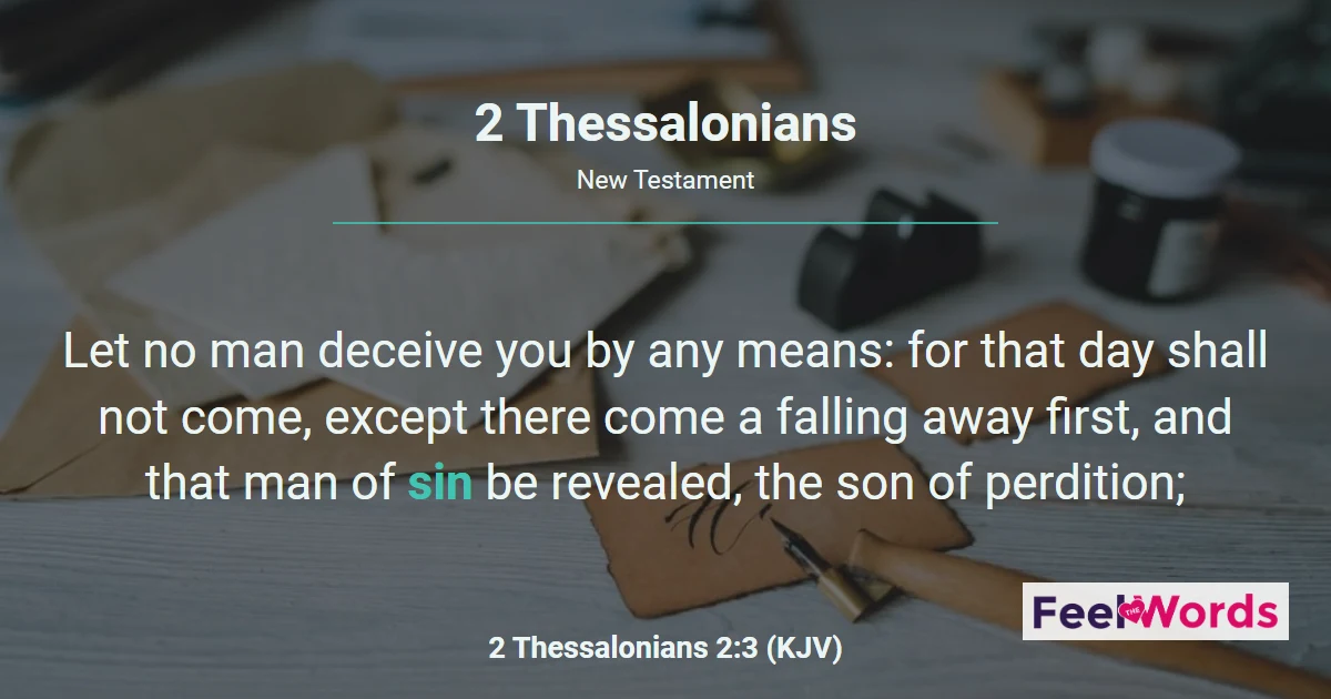2 Thessalonians Chapters - KJV Bible