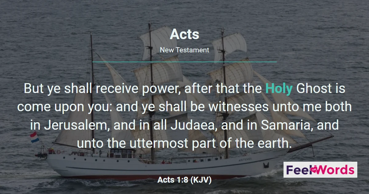 Acts Chapters - KJV Bible