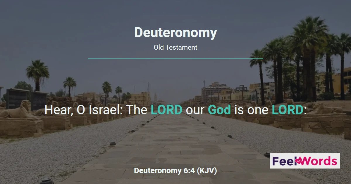 Deuteronomy Chapters - KJV Bible
