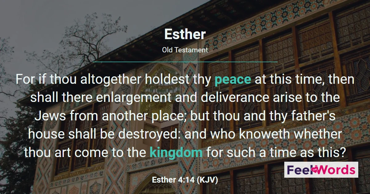 Esther Chapters - KJV Bible