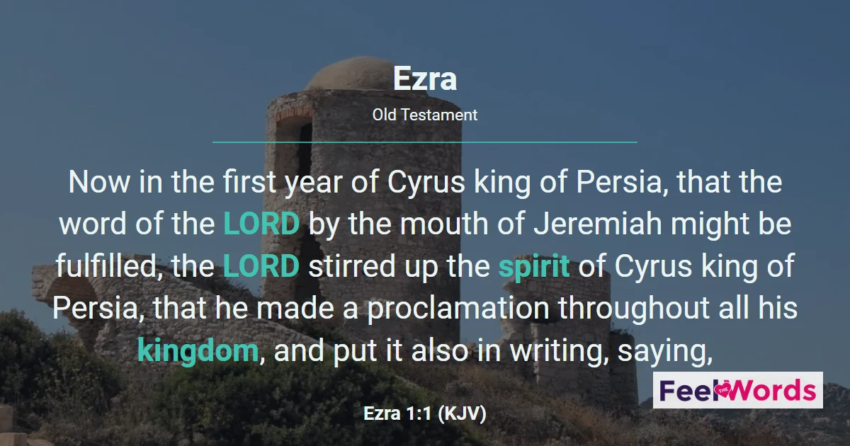 Ezra Chapters - KJV Bible