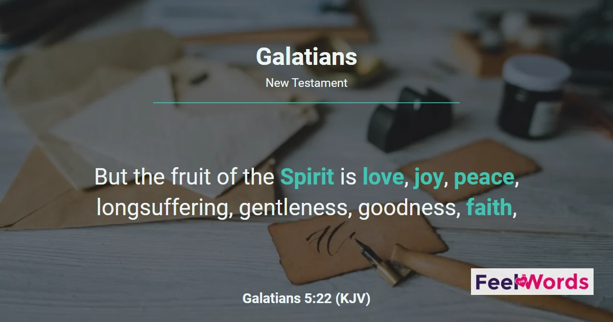 Galatians Chapters - KJV Bible
