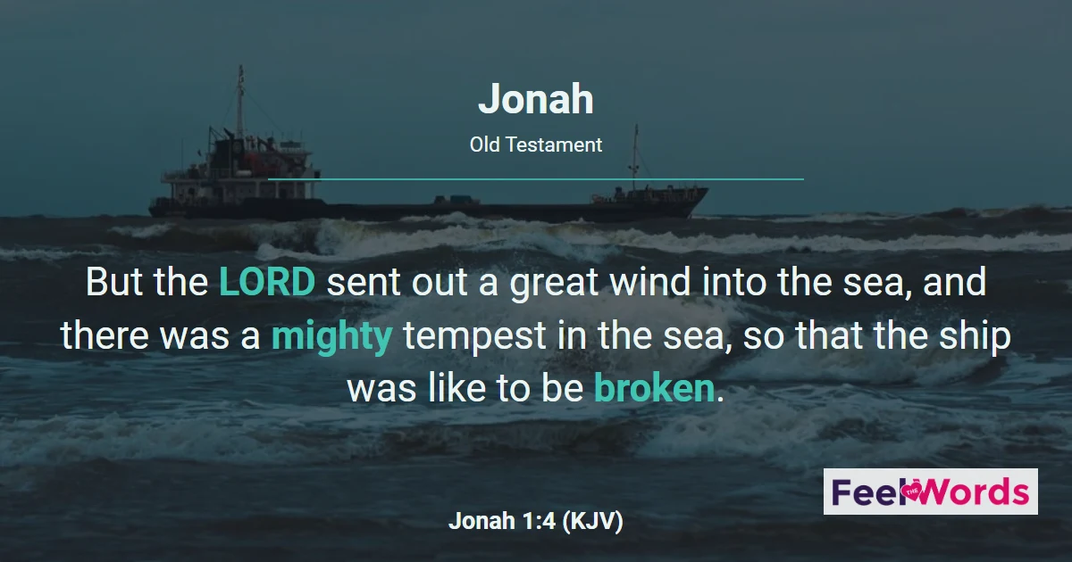 Jonah Chapters - KJV Bible