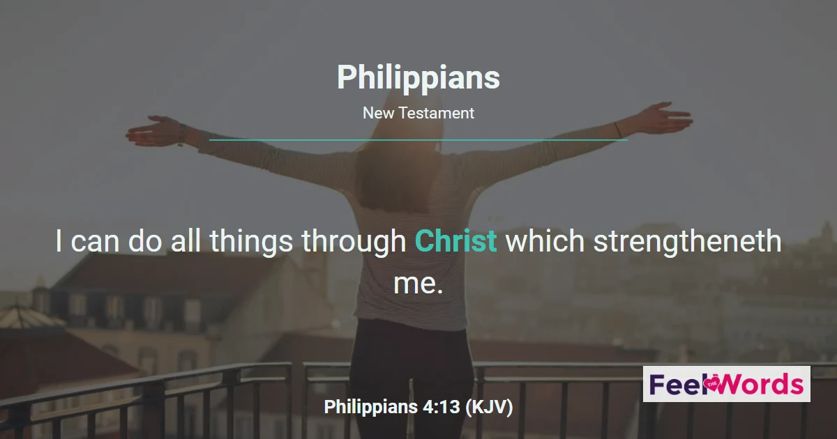 Philippians Chapters - KJV Bible