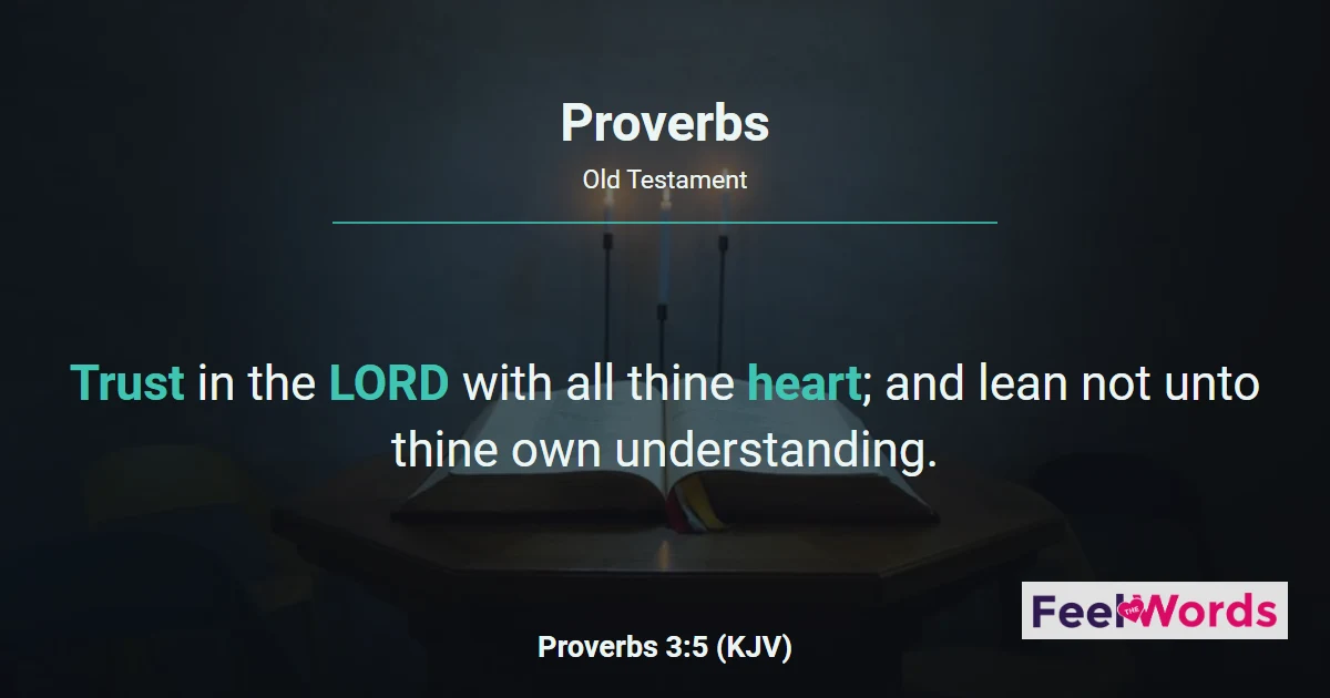 Proverbs Chapters - KJV Bible
