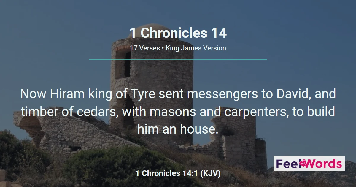 1 Chronicles Chapter 14 (KJV)