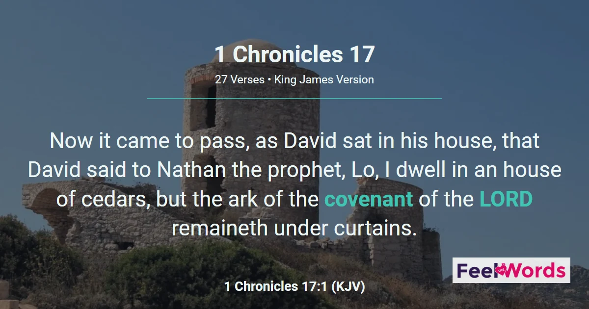 1 Chronicles Chapter 17 (KJV)