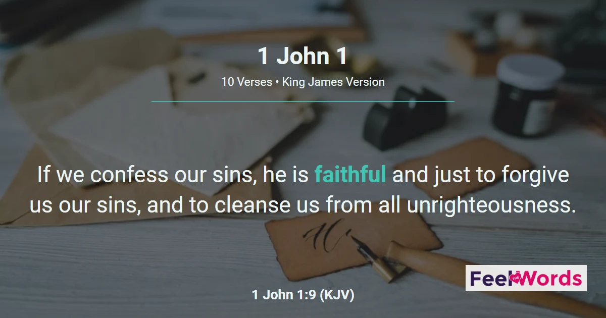 1 John Chapter 1 (KJV)