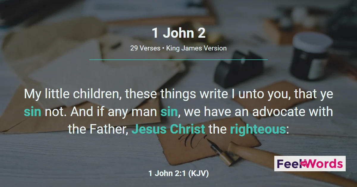 1 John Chapter 2 (KJV)