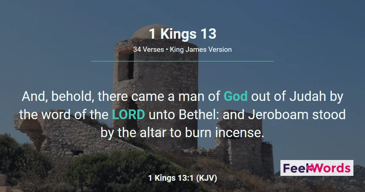 1 Kings Chapter 13 (KJV)