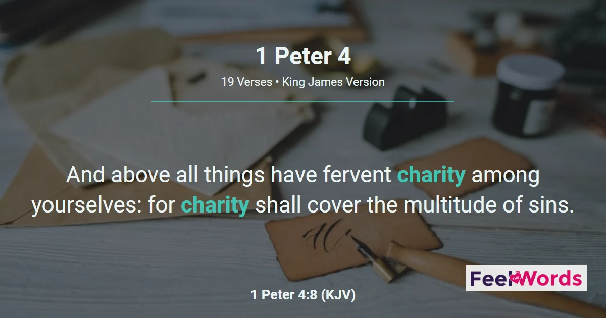 1 Peter Chapter 4 (KJV)