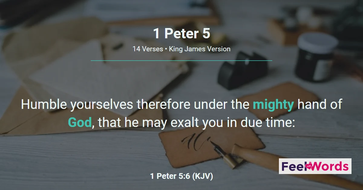 1 Peter Chapter 5 (KJV)