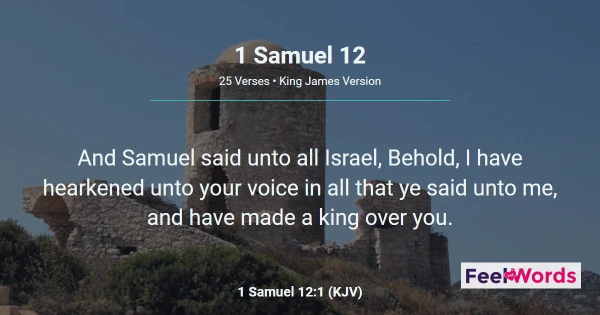 1 Samuel Chapter 12 (KJV)
