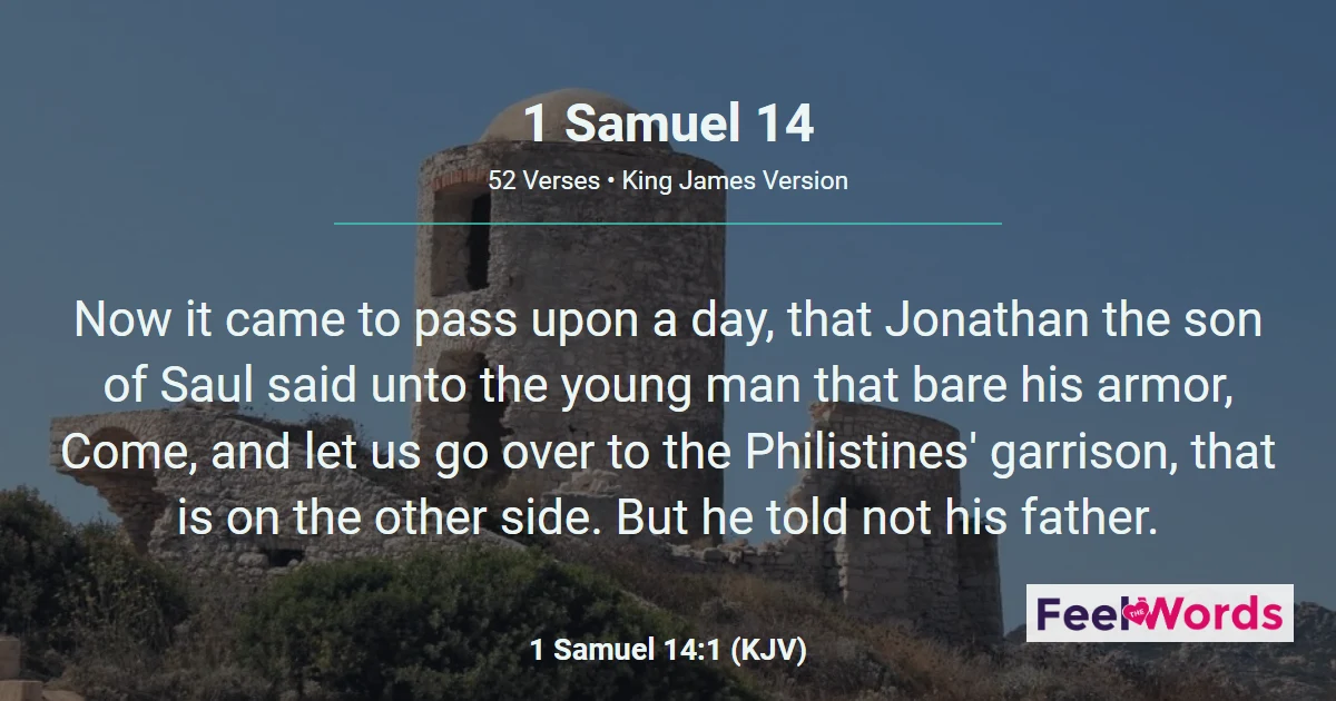 1 Samuel Chapter 14 (KJV)