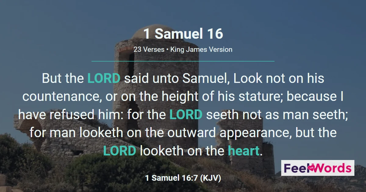 1 Samuel Chapter 16 (KJV)