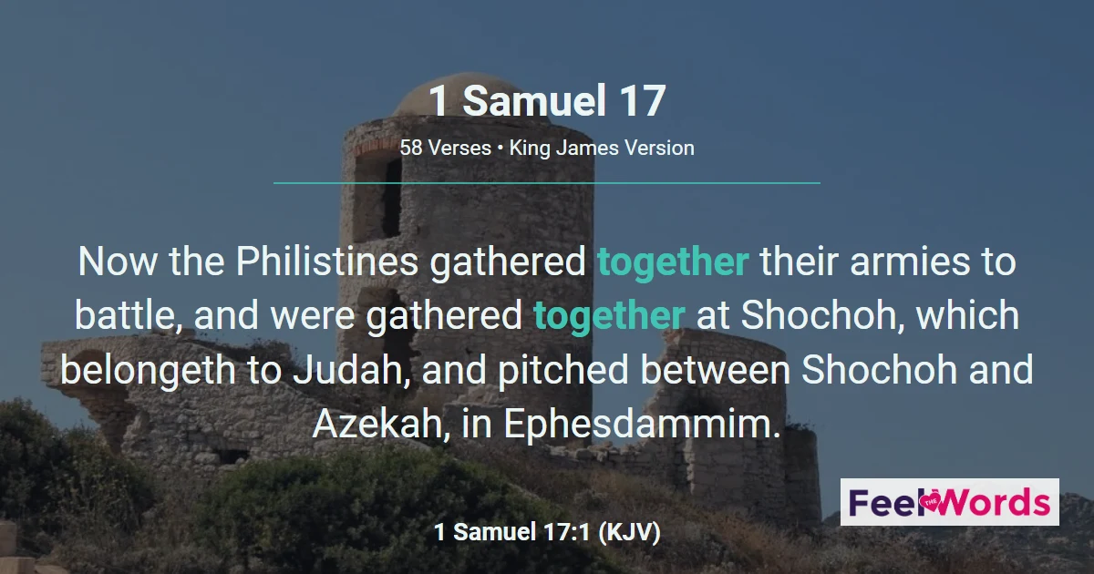 1 Samuel Chapter 17 (KJV)