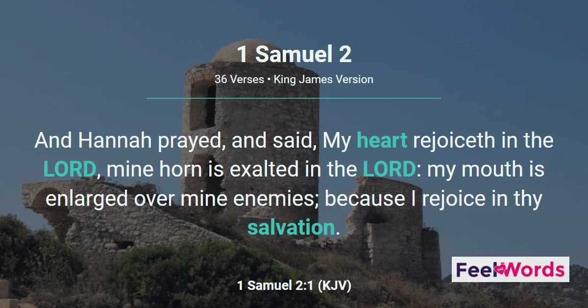 1 Samuel Chapter 2 (KJV)
