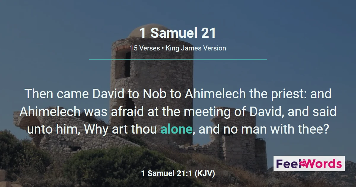 1 Samuel Chapter 21 (KJV)