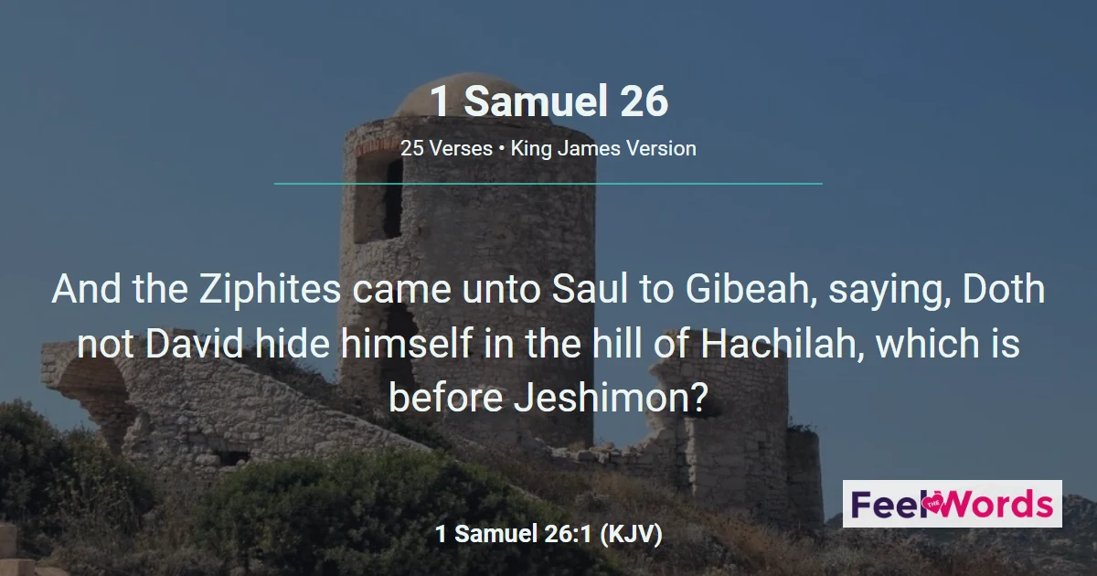 1 Samuel Chapter 26 (KJV)