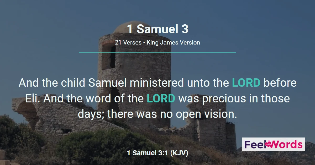 1 Samuel Chapter 3 (KJV)