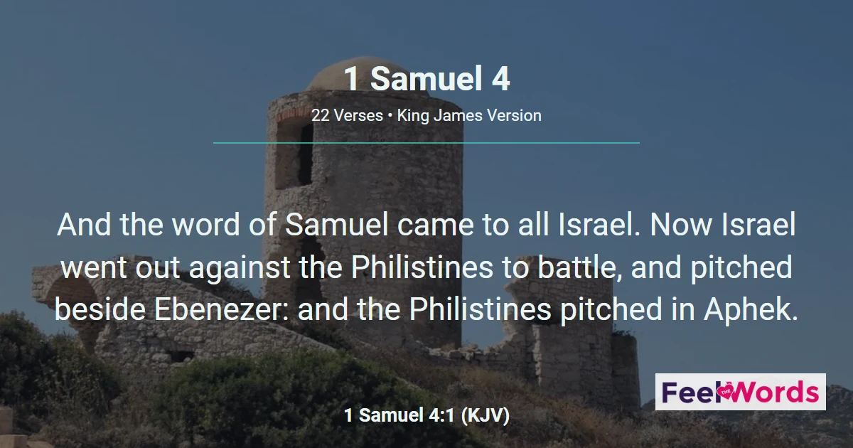 1 Samuel Chapter 4 (KJV)