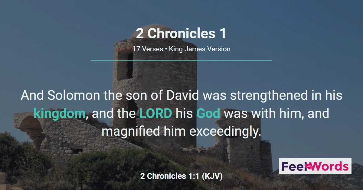 2 Chronicles Chapter 1 (KJV)
