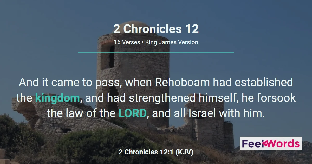 2 Chronicles Chapter 12 (KJV)