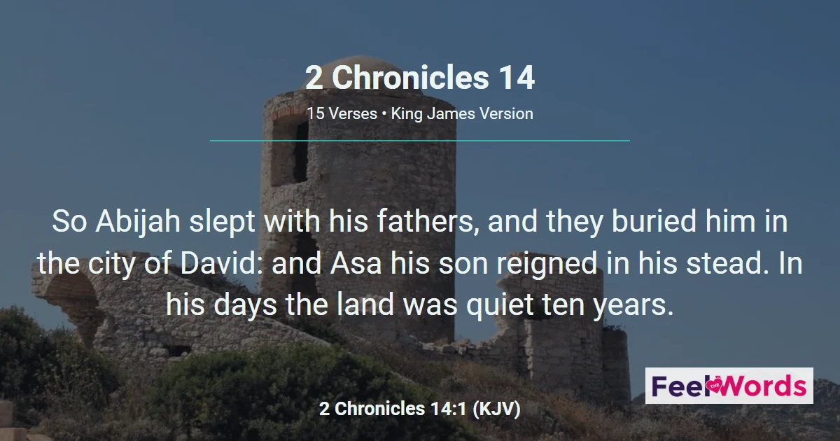 2 Chronicles Chapter 14 (KJV)