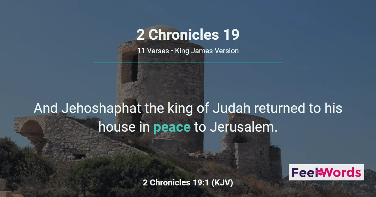 2 Chronicles Chapter 19 (KJV)