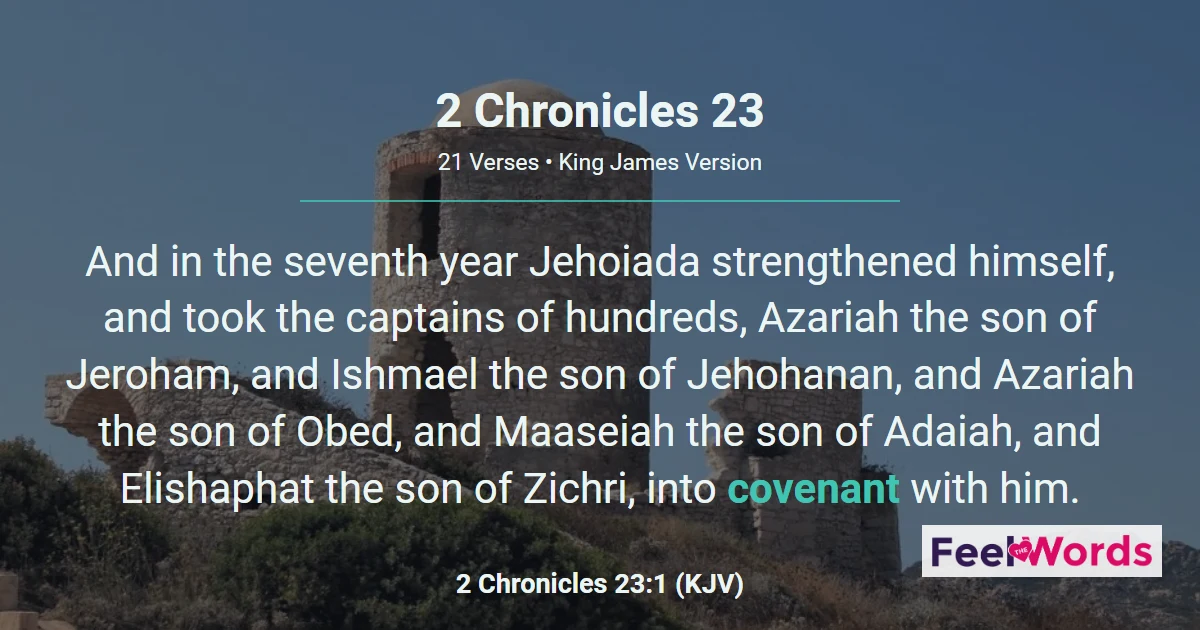 2 Chronicles Chapter 23 (KJV)