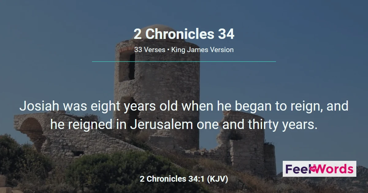 2 Chronicles Chapter 34 (KJV)