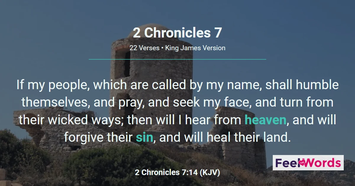 2 Chronicles Chapter 7 (KJV)