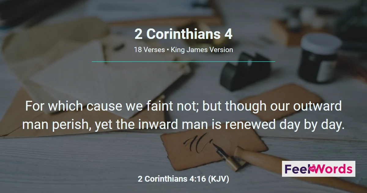 2 Corinthians Chapter 4 (KJV)