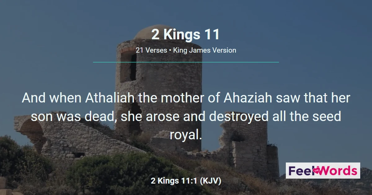 2 Kings Chapter 11 (KJV)