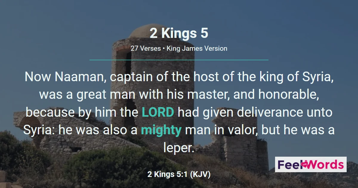 2 Kings Chapter 5 (KJV)