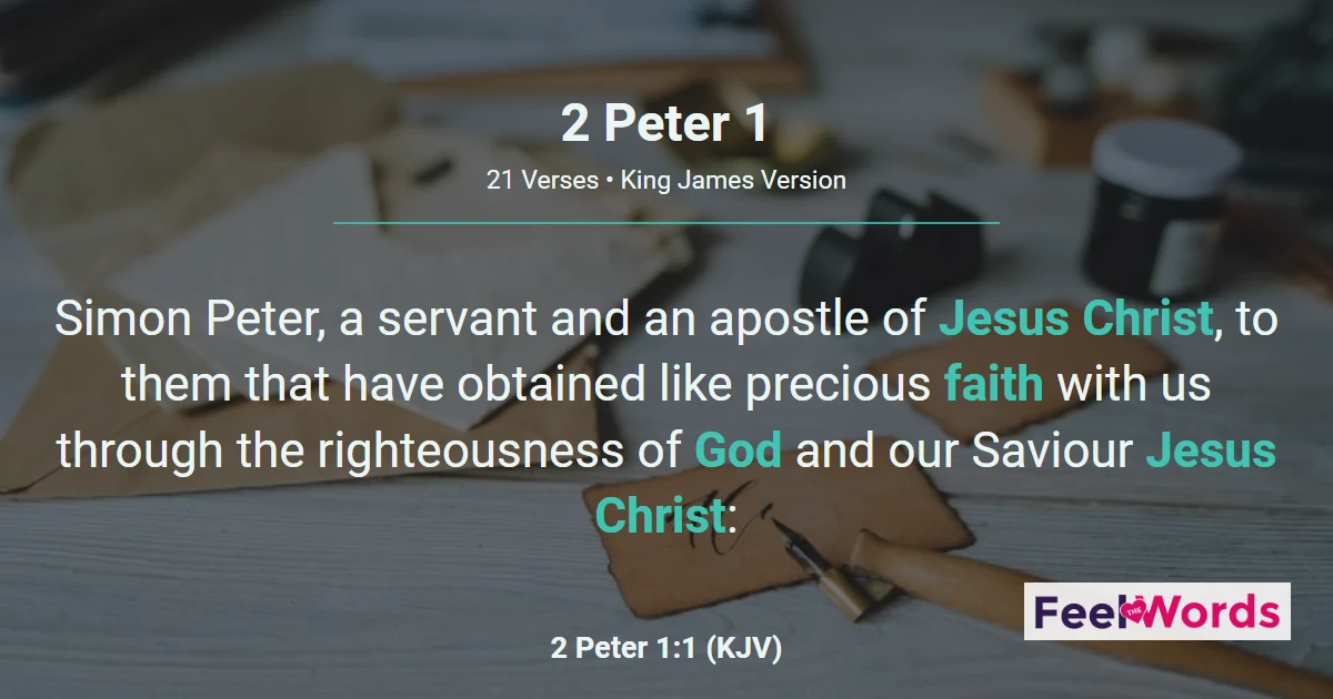 2 Peter Chapter 1 (KJV)