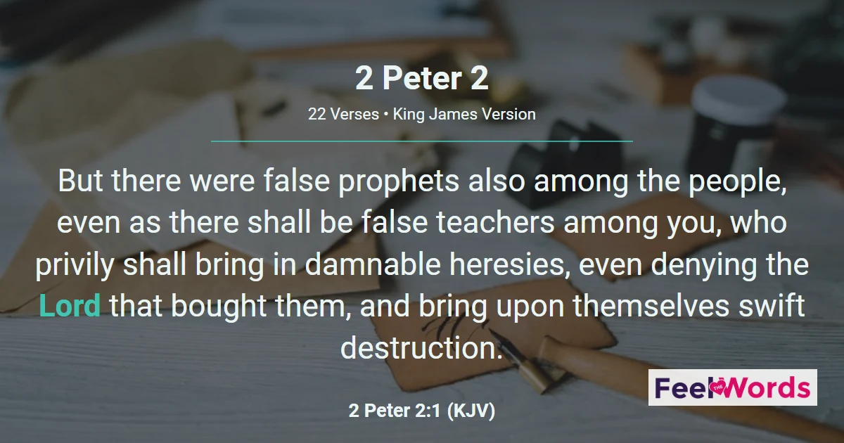 2 Peter Chapter 2 (KJV)