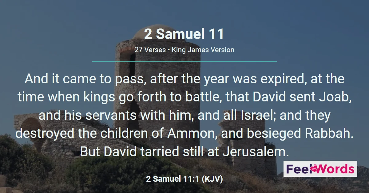 2 Samuel Chapter 11 (KJV)