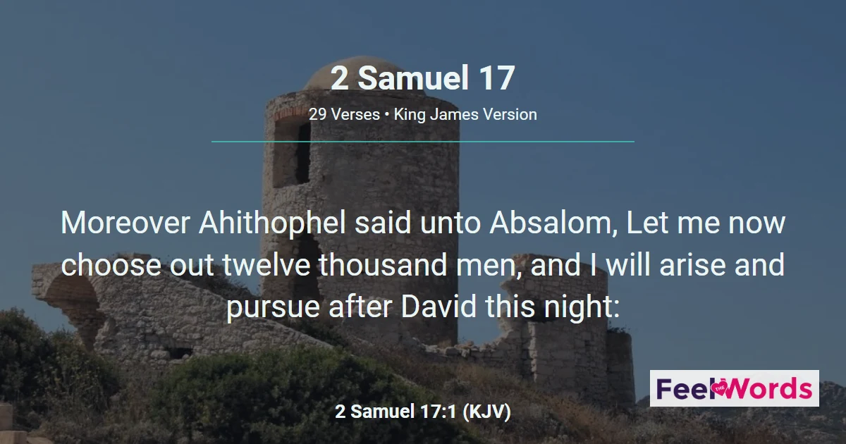 2 Samuel Chapter 17 (KJV)