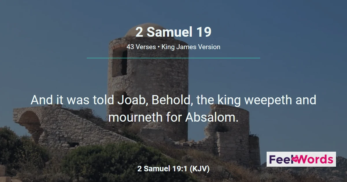 2 Samuel Chapter 19 (KJV)
