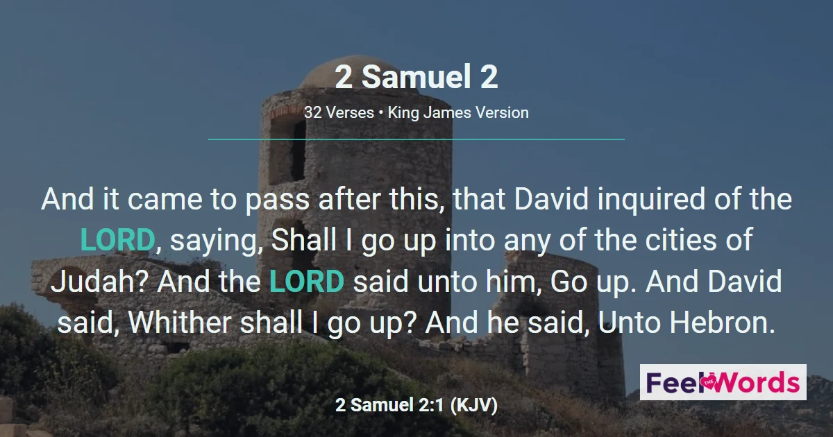 2 Samuel Chapter 2 (KJV)