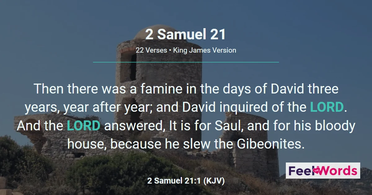 2 Samuel Chapter 21 (KJV)