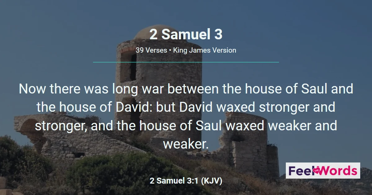 2 Samuel Chapter 3 (KJV)