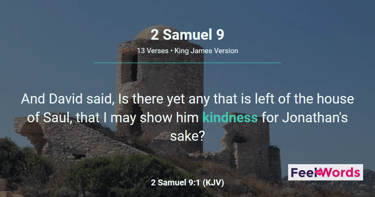 2 Samuel Chapter 9 (KJV)