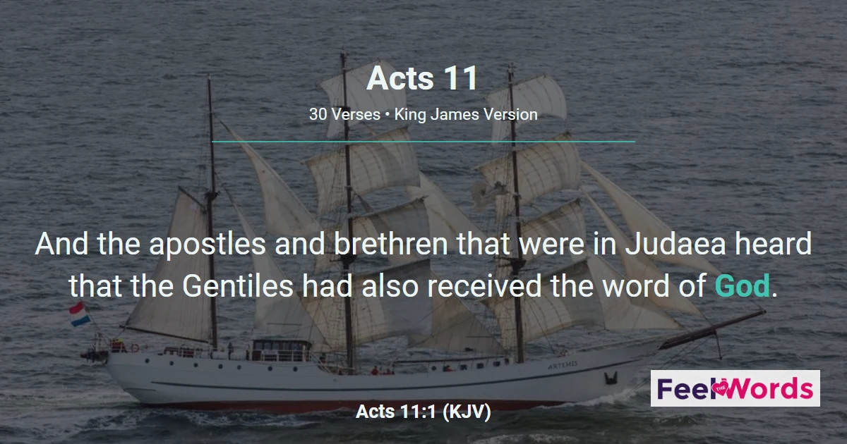 Acts Chapter 11 (KJV)