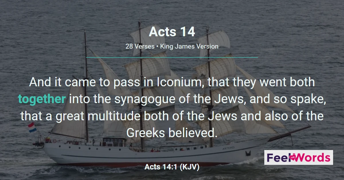 Acts Chapter 14 (KJV)