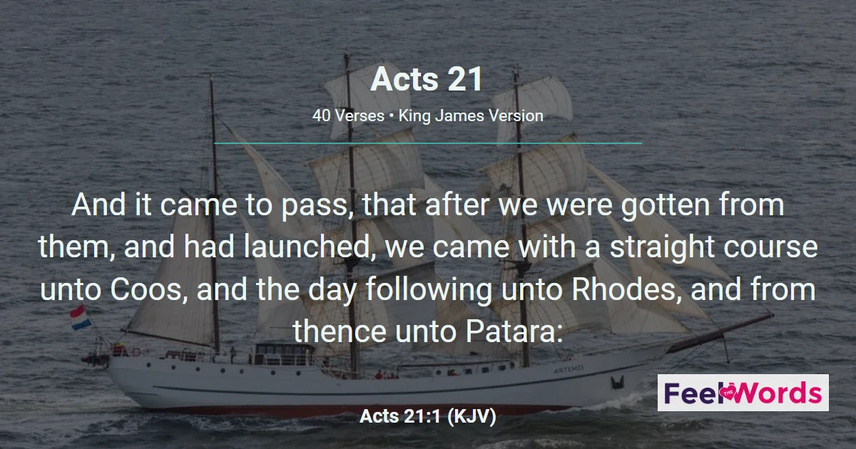 Acts Chapter 21 (KJV)